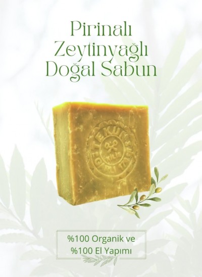 Pirinalı (Saf Zeytinyağlı) Doğal 1.9 Kg Sabun