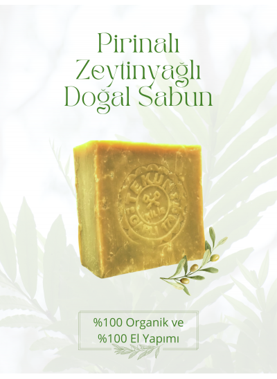 Pirinalı (Zeytinyağlı) Sabun 1000gr